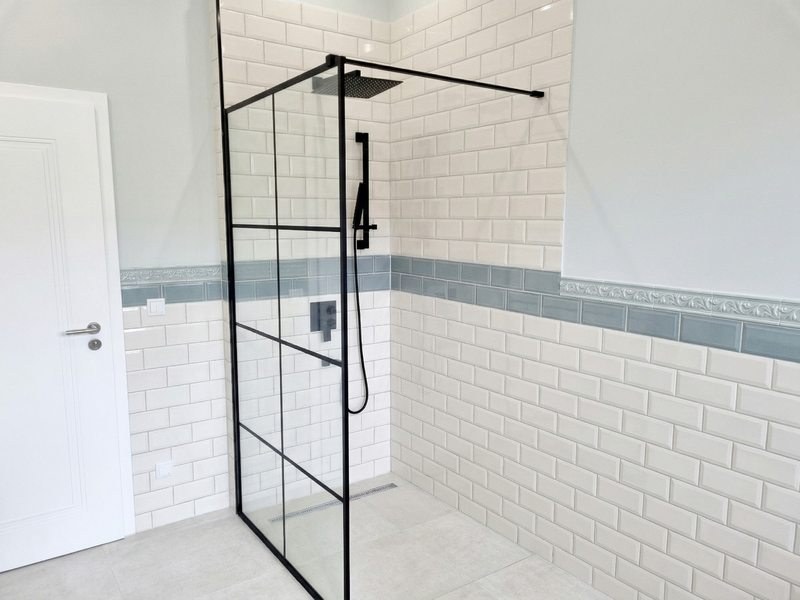 Badsanierung Nürnberg-Marienvorstadt, Walk-in Dusche